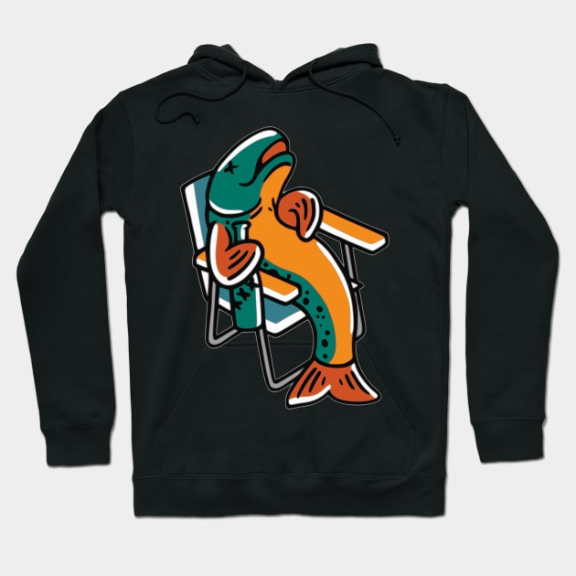 Trout Master Hoodie by CharlieWizzard